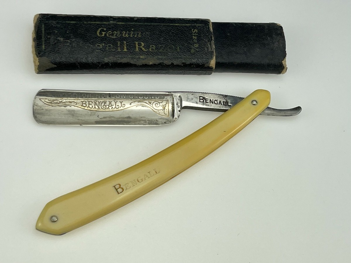 ビンテージ メンズ剃刀 BENGALL T.R Cadman & Sons Vintage Straight