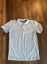 Eddie Bauer Polo Shirt Men's Size Medium Short Sleeve Blue Performance