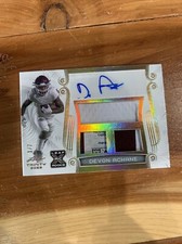 2023 Leaf Trinity Devon Achane Tri Patch Laundry Tag Auto RC Rookie /7 🔥🔥