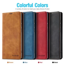 For Samsung Galaxy S23 S22 S21 Note 20 Leather Case Flip Wallet Phone Cover