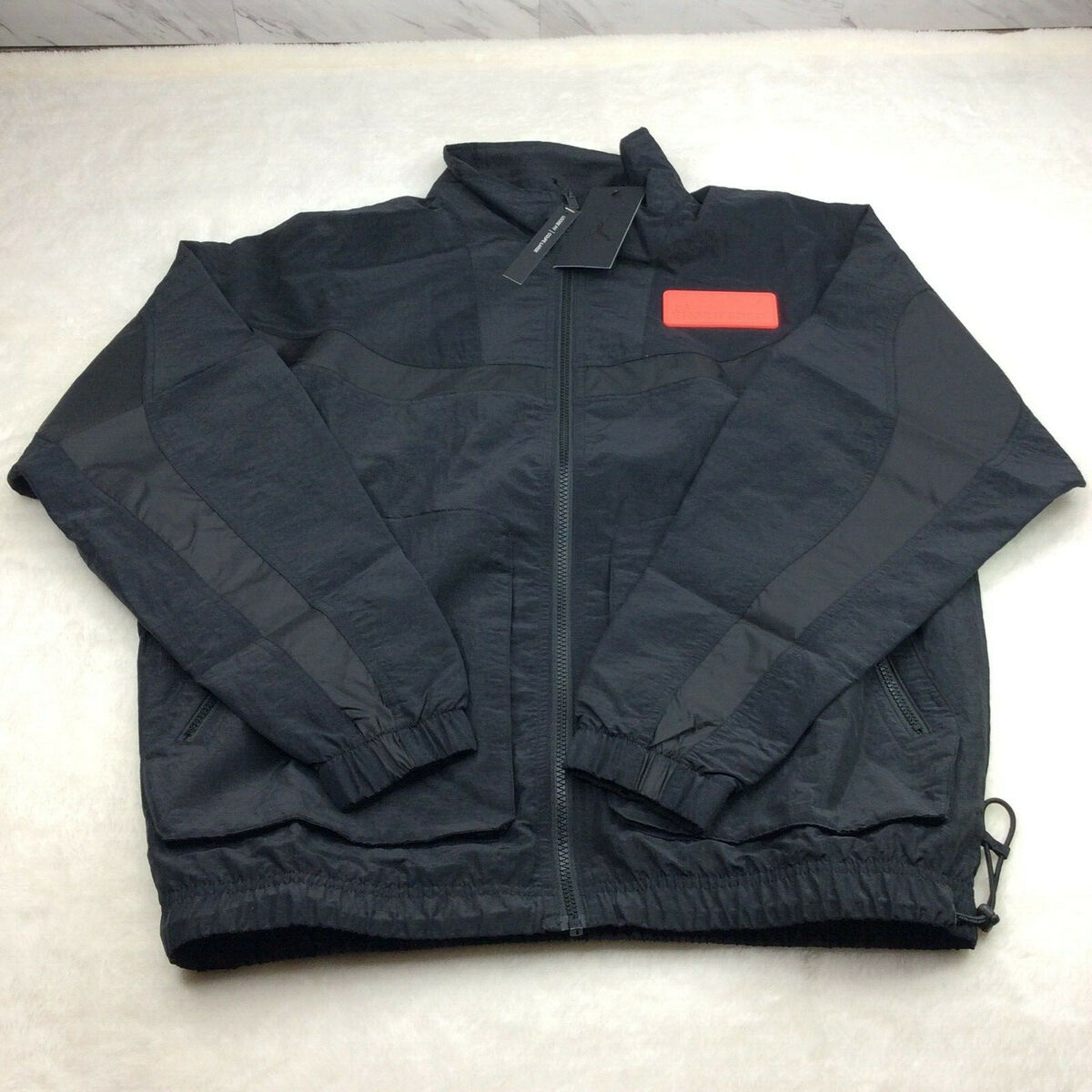 Nike Air Jordan 23 Engineered Nylon Black Jacket CN4578-010 Nike Air Jordan 23 Engineered Nylon Black Jacket CN4578-010