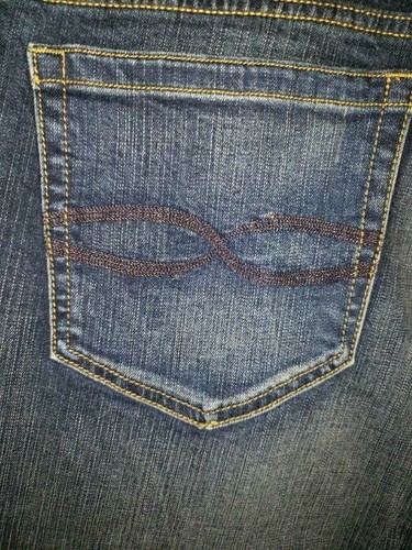 NWT TORRID DENIM JEANS SIZE 28R DARK BLUE FADED WASH SLIM BOOT CUT - Picture 7 of 9