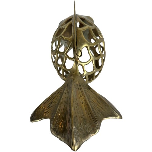 OTTONE KOI Fish Rosenthal-Netter MCM Lanterna Vintage Stravagante Dichiarazione RARA - Foto 11 di 12