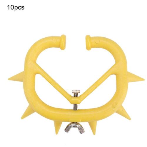 10x Plastic Calf Cow Cattle Nose Weaner Anti Sucking Milking Stop Farm Tool - Picture 2 of 10