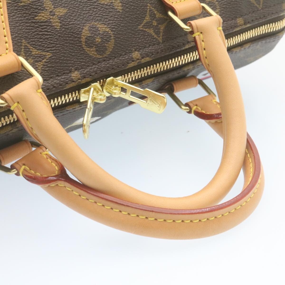 LOUIS VUITTON Monogram Love Lock Speedy Bandouliere30 HandBag 