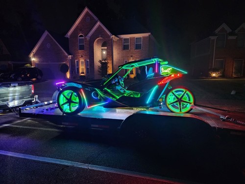 Blackeout Smoked Full Tinted CHASING Dream Color Light Strip Slingshots LED IP65 - Picture 11 of 23