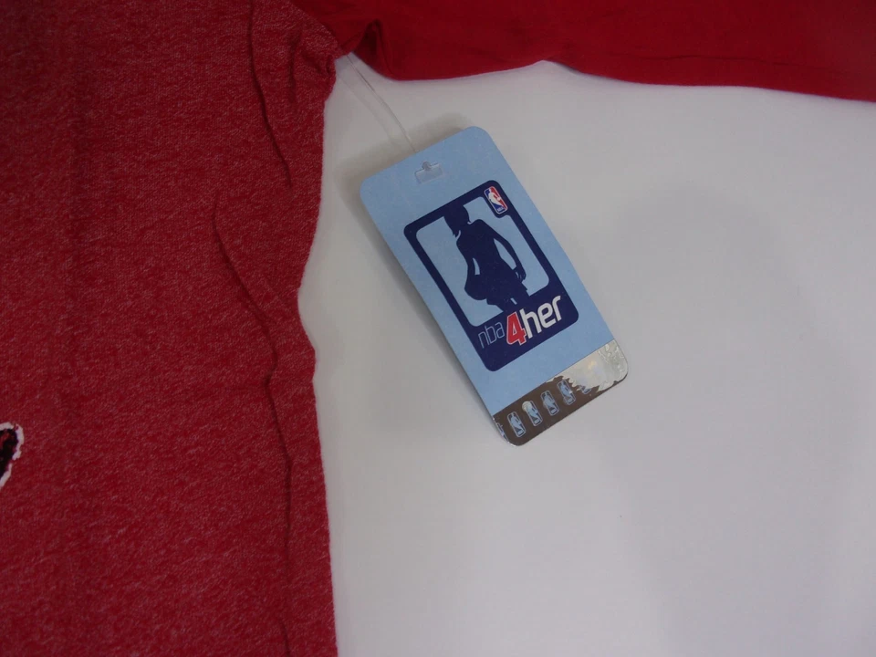 NBA 4 Her Womens Medium Atlanta Hawks Red Lightweight Long Sleeve Shirt New - Image 3 of 4