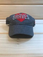 Atlanta Braves Heart Hat New Era 9/20 Youth Meshback Adjustable Snap Gray