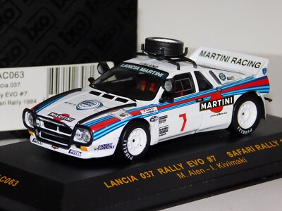 Lancia 037 Rally Evo #7 マルティーニ　サファリラリー LANCIA 037 MARTINI RALLY EVO #7 ALEN RALLY SAFARI 1984 IXO RAC063