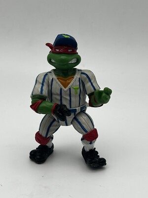 TMNT Raphael Baseball Player Vintage 1991 Playmates Teenage Mutant ...