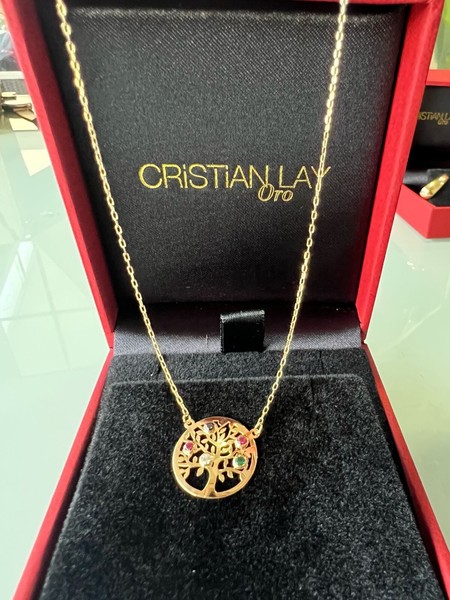 Colgante  Árbol de la Vida. Oro 1ª Ley 750 milésimas. Made in Spain.