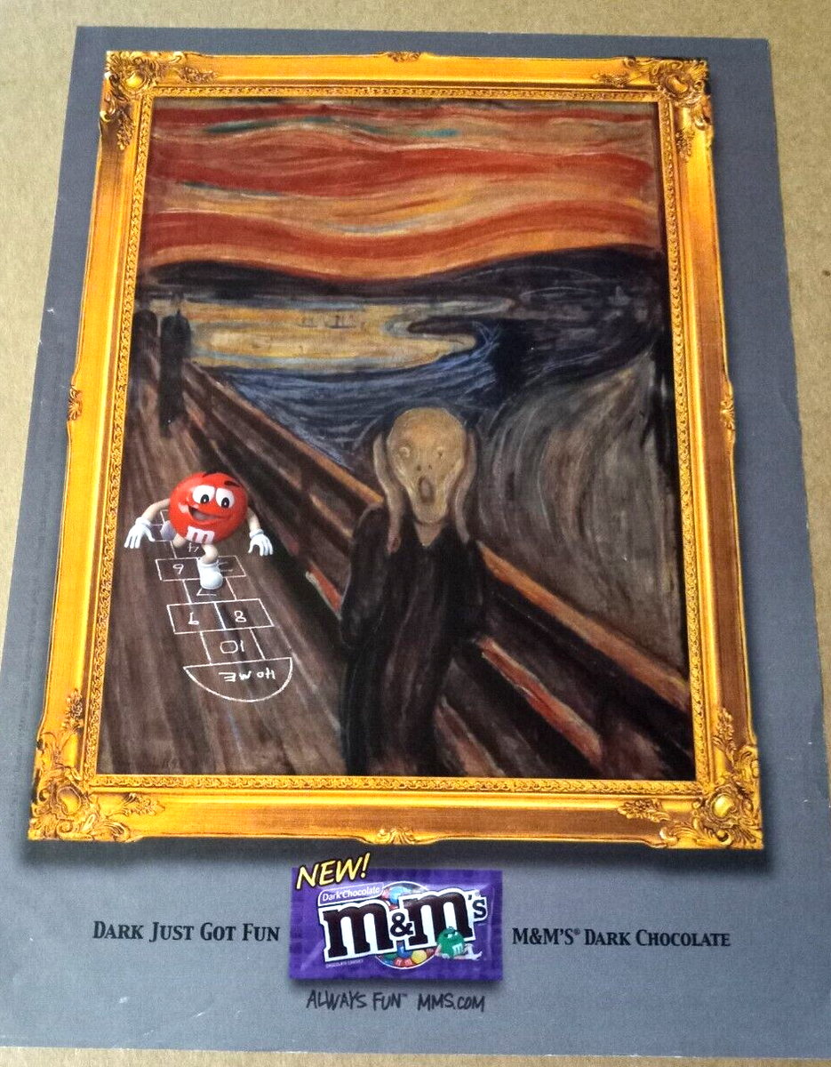 絵画 M&M Peanut M&Ms, Original Painting, Framed | Chairish