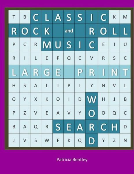 Classic Rock and Roll Music Large Print Word Search | eBay