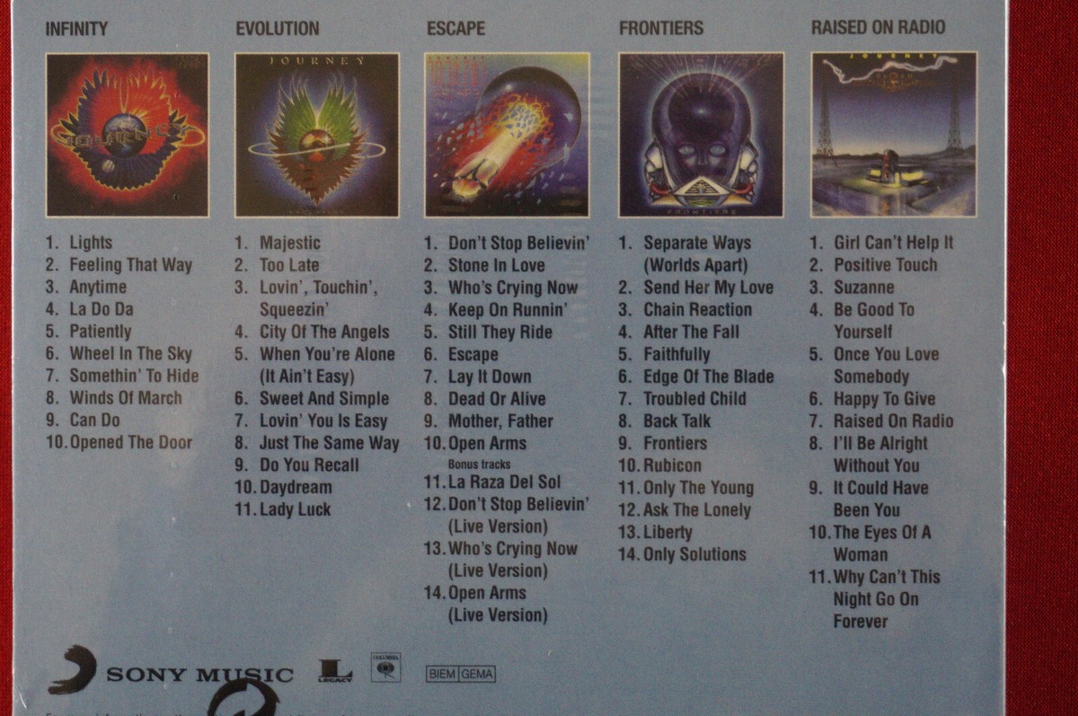 Journey Original Album Classics 5 CD Album Set Infinity Escape