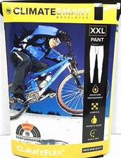 ClimateSmart Base Layer Climate Flex Pants Mens XXL Black Midweight Poly Spandex