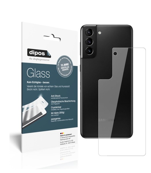 2X Schutzfolie FüR Samsung Galaxy S21 RüCkseite - Anti-Shock 9H Folie Glass-image
