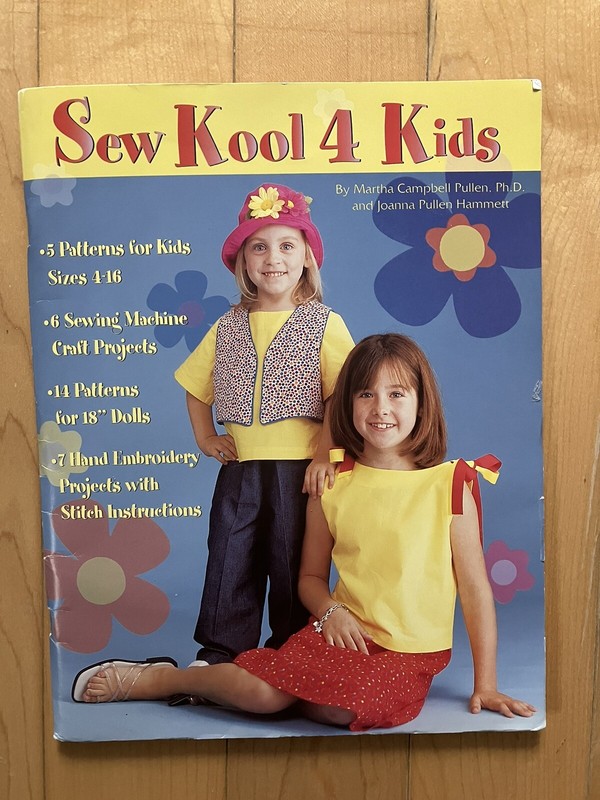 Martha Pullen "Sew Kool 4 Kids" Book of 19 Patterns~ UNCUT Size 4-16 & 18" Doll 