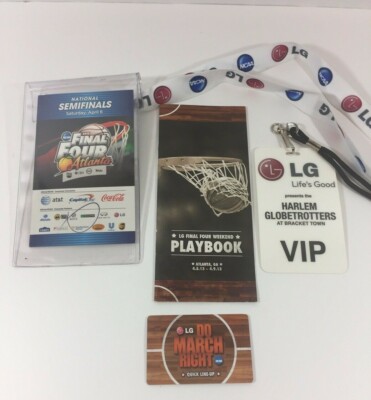 2013 NCAA FINAL FOUR Championship Passes Louisville Michigan Syracuse 4 Item Lot