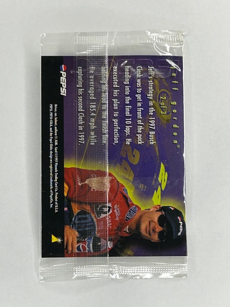 Jeff Gordon #24 1997 Pinnacle Pepsi Trading Card #2 Of 3 Dupont