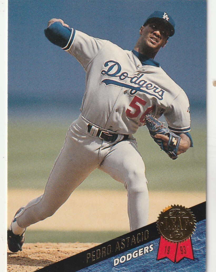 FREE SHIPPING-MINT-1993 Leaf Pedro Astacio #71 DODGERS