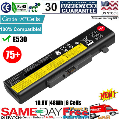 75+ 48Wh Battery For Lenovo ThinkPad E430 E435 E440 E445 E530 E531 E535 E540