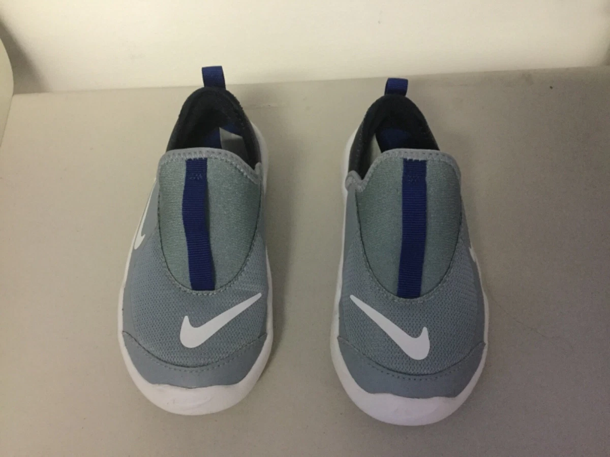 Nike Toddler Lil Swoosh Shoes 9C TD Obsidian Mist White