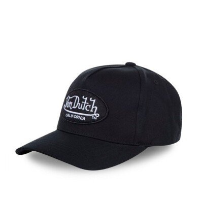VON DUTCH PERMANENT CAP - LOGO - SCHWARZ/WEISS *100% AUTHENTISCH* *BRANDNEU*