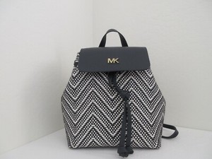 junie medium woven leather backpack