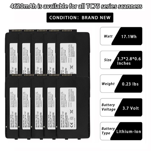 NEW 30× Battery for Zebra Symbol TC70 TC75 TC7X 4620m BT-000318 HOT!! - Picture 9 of 18