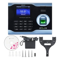 3" Zk U160 Biometric Fingerprint Time Attendance Clock Recorder Punch in/out