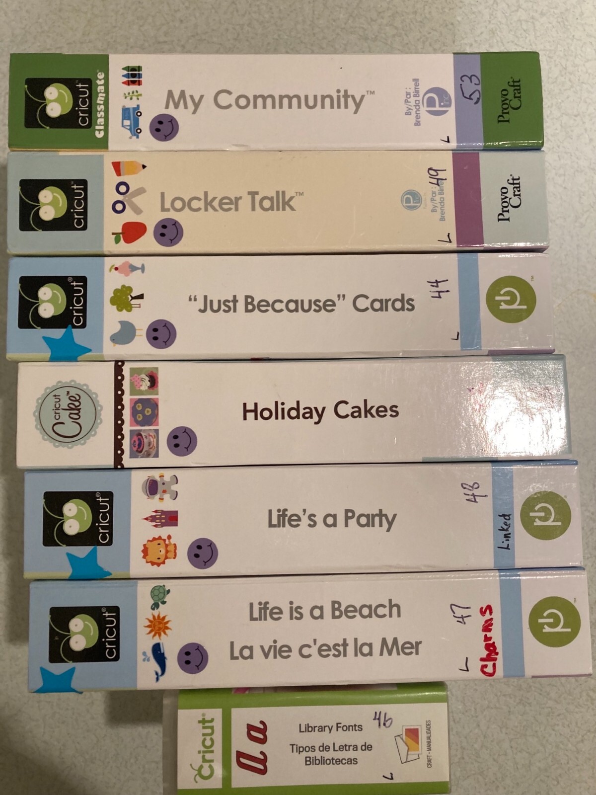 Lots of Cricut Cartridges for Sale *GENTLY USED* Sold Individually eBay