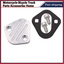 Diesel Billet Fuel Pump Block Off Plate For Dodge Cummins 5.9l 12v 4bt6bt 89-98