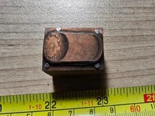 Vintage Letterpress Printing Block The Malin & Co Cleveland Wire? Advertising 