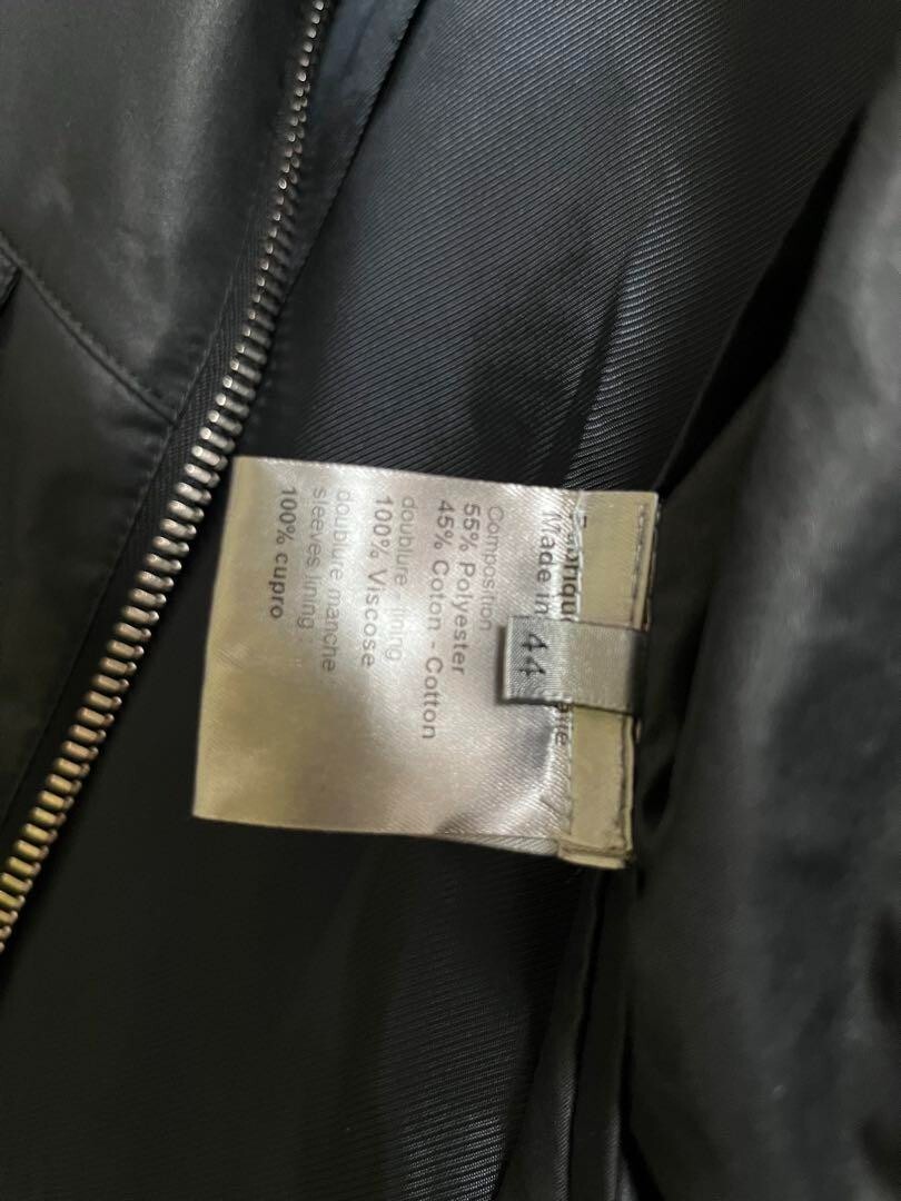 DIOR HOMME 08SS ジャケット SS08 DIOR HOMME men leather jacket BUTTERFLY Laser Cut sz 46