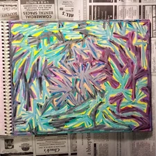 Drawing 11X14" Oil Pastel on Paper