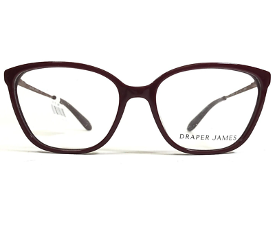 #ad #ad Draper James Eyeglasses Frames DJ5000 604 MERLOT Red Purple Cat Eye 53 16 135 $89.99