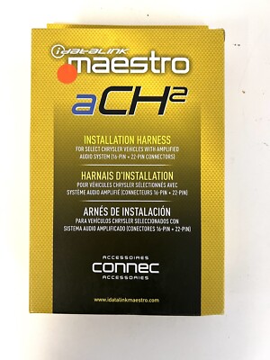 iDatalink Maestro HRN-AR-CH2 T Harness Select Chrysler, Dodge, Fiat, Jeep & Ram