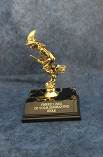 Witch on a Broomstick Trophy -. FREE ENGRAVING   Halloween, costume contests 