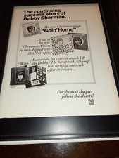 Bobby Sherman Goin' Home Rare Original Promo Poster Ad Framed!