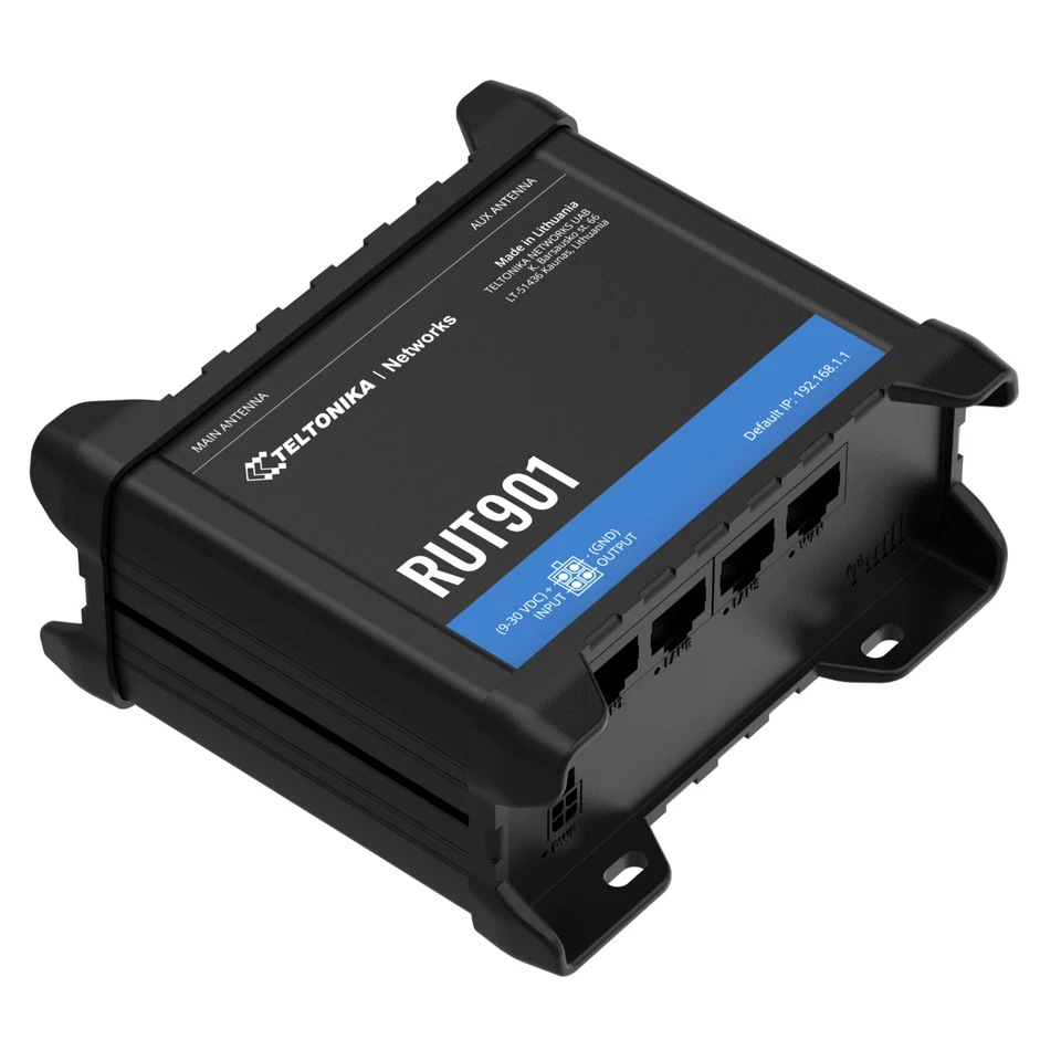 Teltonika RUT901 Advanced 4G LTE Industrial Wireless Router Unlocked (RUT951) - Image 2 of 4