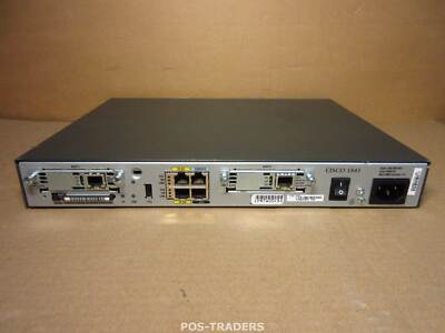 Cisco 1841 Security Router 2-Port 10/100 INCL: VWIC2-1MFT-G703 1X VWIC-1MFT-G703
