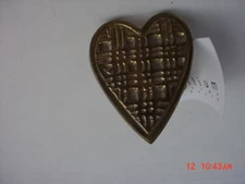 6  Gold-Color  Heart  Napkin  Rings  NEW
