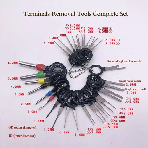 26 Pcs Car Plug Terminal Extractor Set For Repair Remover Key Tools - Picture 8 of 8