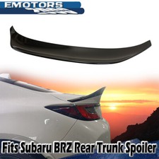 Fits 2022+ Toyota GT86 SUBARU BRZ 2D Coupe Rear Trunk Boot Spoiler Painted Black