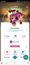 Dynamax Passimian Pokémon Tr@de GO