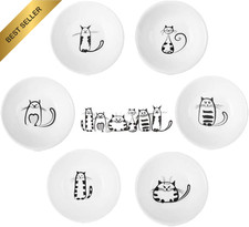 Super Cute Cat Ceramic Sauce Dish,Mini Side Seasoning Dish,Condiment Dishes,Sush