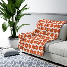 Cozy Floral Sherpa Fleece Blanket - Perfect for Home D cor, Gifts, ... 
