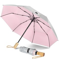 UV Umbrella for Sun Protection UPF 50 ,43 Inch Travel Compact Sun Umbrellas U...