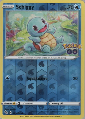 Pokemon Squirtle Base 015/078 Holo 2022