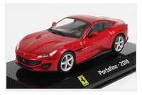 Edicola ABSUP103 Ferrari Portofino 2018 Mit Vitrine Rot - Modellauto